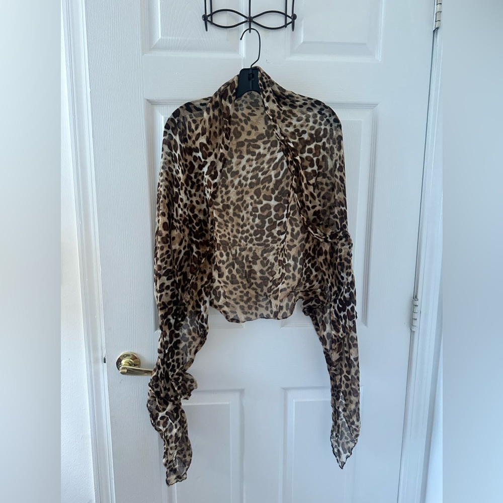 Leopard Print Women's Top